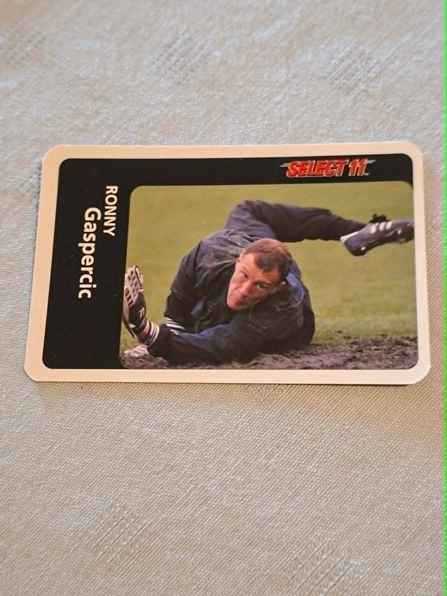 Voetbalkaart : Ronny Gaspercic / Rode Duivels